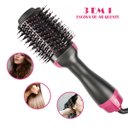 Ver imagem 2 de Escova Secadora 3 em 1 de Alta Potência Alisadora e Modeladora com Design Anti-frizz - Cor Rosa
