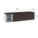Ver imagem 6 de Armário Aéreo com Nicho e Porta Basculante 35x135x35cm Wlnp135 com Terracota