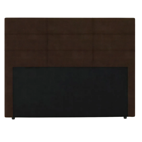 Cabeceira para Cama Box Casal Malu 1.40m Marrom Suede