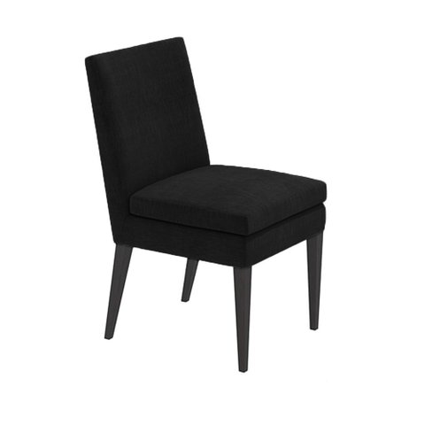 Cadeira de Jantar Germany Suede Preto - Dominic Decor