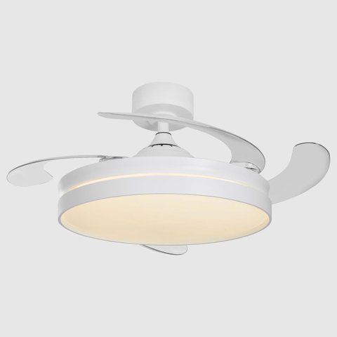 Ventilador de Teto Led Branco 96w Multitemperatura Riviera