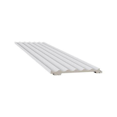 Revestimento de Poliestireno Duna 15cm Branco - Santa Luzia