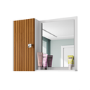 Ver imagem 5 de Kit Espelheira e Gabinete Móvel Pia Coluna Lux Ripado Branco