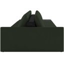 Ver imagem 6 de Sofá Ilha Modular para Sala 392cm com Puff Dublin K01 Veludo Verde e Sintético Preto - Lyam Decor