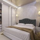 Ver imagem 6 de Cabeceira Solteiro Cama Box Botões Provençal Cinza Suede com Pés 120cm Altura Rbl