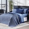 Kit Cobre Leito Heaven Dupla Face com Fronhas Queen 03 Peças - Matelado em Linha Percal 300 Fios 100 - 1