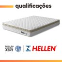 Ver imagem 7 de Cama Box Casal Espuma Ortopédica Onix D45 138x188x58cm Hellen - Suporta até 150 kg por Pessoa