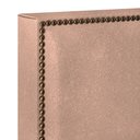 Ver imagem 6 de Cabeceira Cama Box Queen com Tachas 160 Cm Vicenza L02 Linho Rosê - Lyam Decor