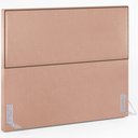 Ver imagem 1 de Cabeceira Cama Box Queen com Tachas 160 Cm Vicenza L02 Linho Rosê - Lyam Decor