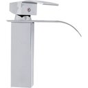 Ver imagem 2 de Torneira Monocomando para Banheiro Cascata Cromada de Bica Alta - Bar-002 - Stillus Home Torneira Mo