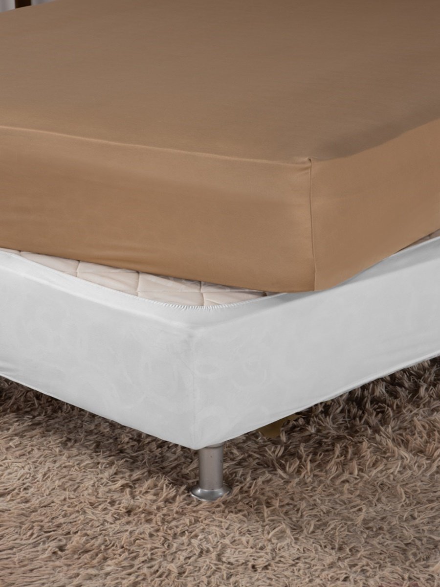 Saia Box Fit Cama Queen Capa com Elástico Malha Helanca Se Ajusta Ao Box 1 Pç:branco - 2