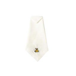 Guardanapo Off-White Com Bordado Abelha - 1