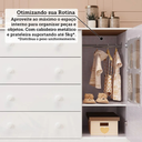 Ver imagem 6 de Kit Cômoda e Berço Peroba Elô Branco Quarto Infantil