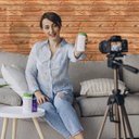 Ver imagem 2 de 1 TNT Estampado Madeira Muro Fundo Foto Vídeo 140x300