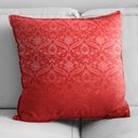 Ver imagem 3 de Kit 04 Capas para Almofada Tecido Jacquard Vermelho A43 42x42 cm - D’Rossi