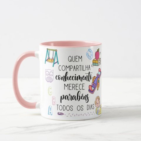 Caneca Presente Dia Dos Professores Professora Infantil Pré