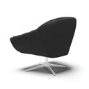 Ver imagem 6 de Kit 2 Poltronas Giratória Giovana Corino Preto Base Cromada - D'Rossi