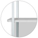 Ver imagem 4 de Prateleira Tripla Nicho Hone Modelo Industrial Decoração Casa 60x15 Branca/branca