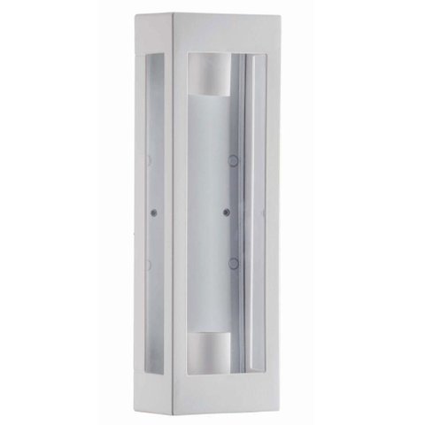 Arandela Branca 13x8x40cm Prime 2 Lâmpadas E27 Dital Bivolt