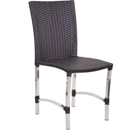 Cadeira em Alumínio Cannes para Mesa de Jantar Cozinha Área Trama Original - 1