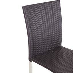 Cadeira em Alumínio Cannes para Mesa de Jantar Cozinha Área Trama Original - 3
