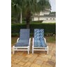Colchonete Acquablock Espreguiçadeira Piscina 190x62 Palheta Azul - 3