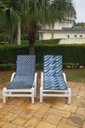 Ver imagem 3 de Colchonete Acquablock Espreguiçadeira Piscina 190x62 Palheta Azul