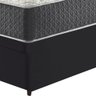 Cama Box com Baú King Preto + Colchão Molas Ensacadas Suporte 200Kg Fort Wayne 193x203x72cm - 5