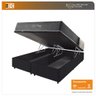 Cama Box com Baú King Preto + Colchão Molas Ensacadas Suporte 200Kg Fort Wayne 193x203x72cm - 2