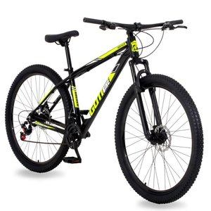 Bicicleta Aro 29 Gott 24 Marchas Câmbio Traseiro Shimano - Preto/amarelo - 21