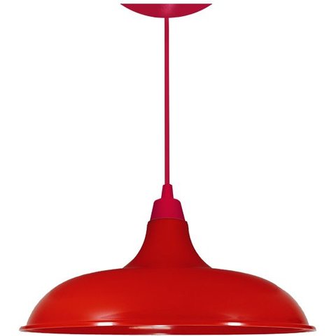 Pendente Prato Bedd Estilo Retrô Cabo 2 Metros