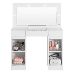 Penteadeira Camarim Studio 2 Portas e 3 Gavetas Branco - Móveis Albatroz - 3