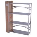 Ver imagem 4 de Estante Inox 110x40cm Benfati Tb 20x30 4 Planos Lisos Benfati