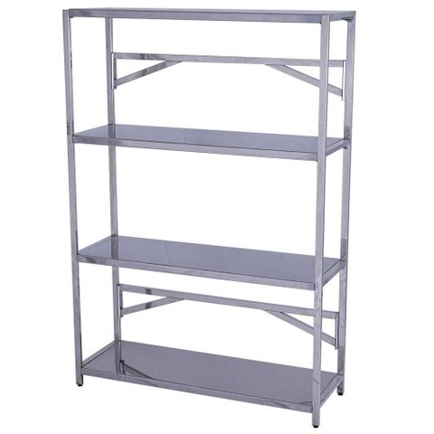 Estante Inox 110x40cm Benfati Tb 20x30 4 Planos Lisos Benfati