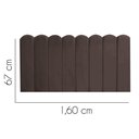 Ver imagem 2 de Painel Estofado Alanis Queen Size Madeira Maciça Suede Marrom Gat Magazine 160cm
