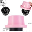 Ver imagem 4 de Comedouro Alto Elevado Rosa para Cães e Gatos Anti Formiga Decore Fácil Shop