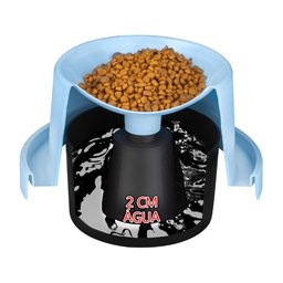 Comedouro Alto Elevado Rosa para Cães e Gatos Anti Formiga Decore Fácil Shop - 5