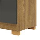Ver imagem 4 de Cômoda Sapateira 5 Gavetas 2 Portas 122 Cm Siri 20019 Vlr Nature Alasca