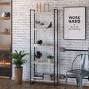 Ver imagem 2 de Estante Livreiro Multiuso Dynamica Industrial 60cm 5 Prateleiras C08 Snow - Mpozenato