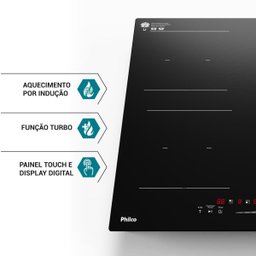 Cooktop de Indução Philco Pctq1 Função Turbo 220v - 5