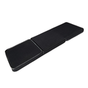 Ver mais imagens de Colchão Dobrável Solteiro Preto 10cm de Altura – Perfeito para Uso Temporário ou Visitas.