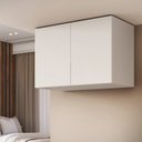 Ver imagem 1 de Armário Aéreo Organizador Multiuso MDF 2 Portas Altezza