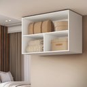 Ver mais imagens de Armário Aéreo Organizador Multiuso MDF 2 Portas Altezza