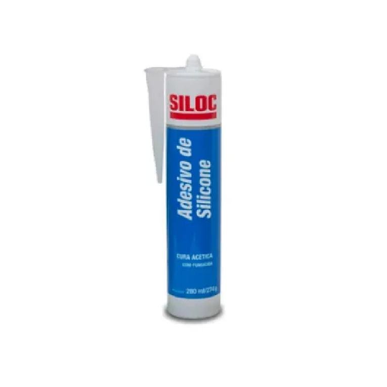 Silicone Acético Transparente 280ml - Siloc - 1