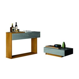 Conjunto Sala de Estar Jonas Cinza Perolizado Tauari - 4