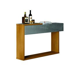 Conjunto Sala de Estar Jonas Cinza Perolizado Tauari - 5