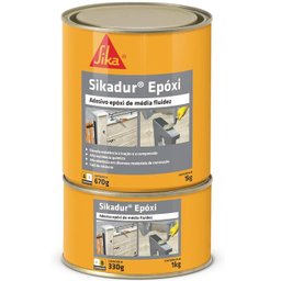 Adesivo Bicomponente Sikadur Epóxi (1kg) - 1