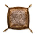 Ver imagem 1 de Organizador de Mesa Porta-trecos em Couro 16x16x4cm
