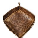Ver imagem 2 de Organizador de Mesa Porta-trecos em Couro 16x16x4cm