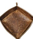 Ver imagem 2 de Organizador de Mesa Porta-trecos em Couro 16x16x4cm